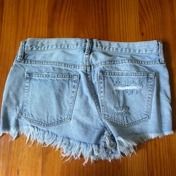 Free People Cutoff Jean Shorts - Picture 2 of 2